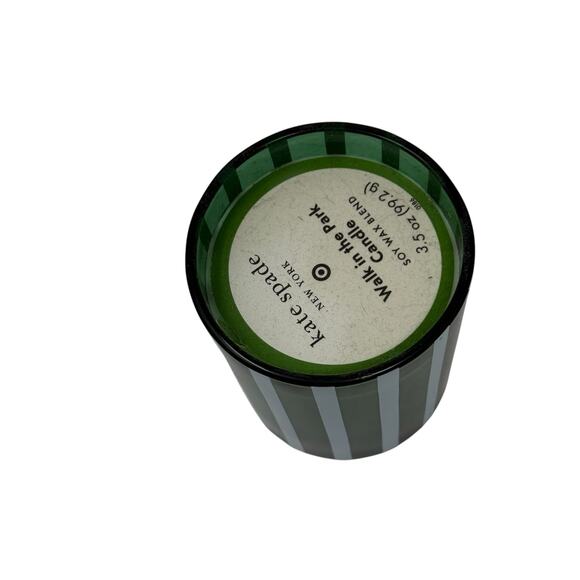 Kate Spade New York x Target Green White Striped Scented Candle Walk In The Park - Picture 8 of 8